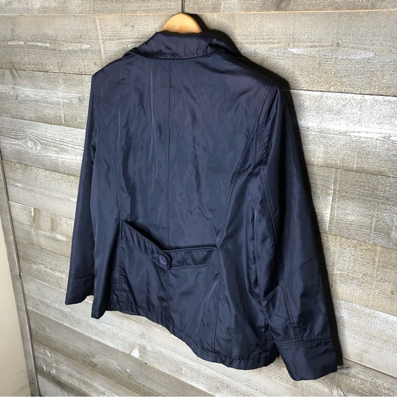 New York & Company navy Y2K peacoat lightweight jacket - Picture 4 of 4